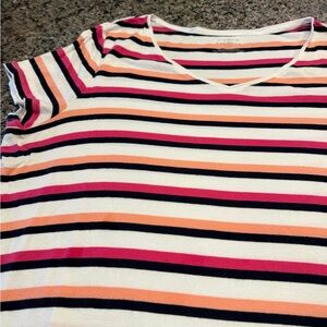 Talbots Multicolor Striped Tee